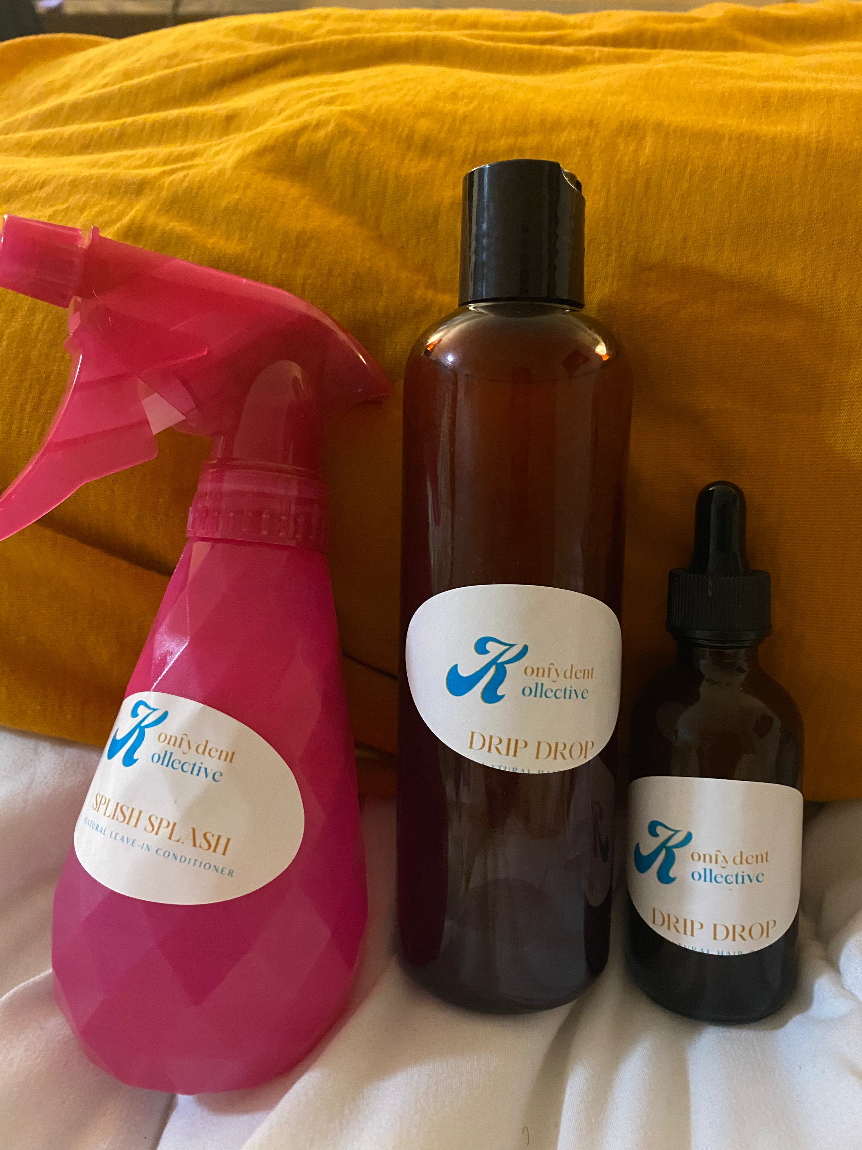 Splish Splash Leave-In Conditioner for Dry & Damaged Hair | Detangler, Heat & Sun Protection | Lightweight Moisture & Shine | Konfydent Kollective Hair Care
