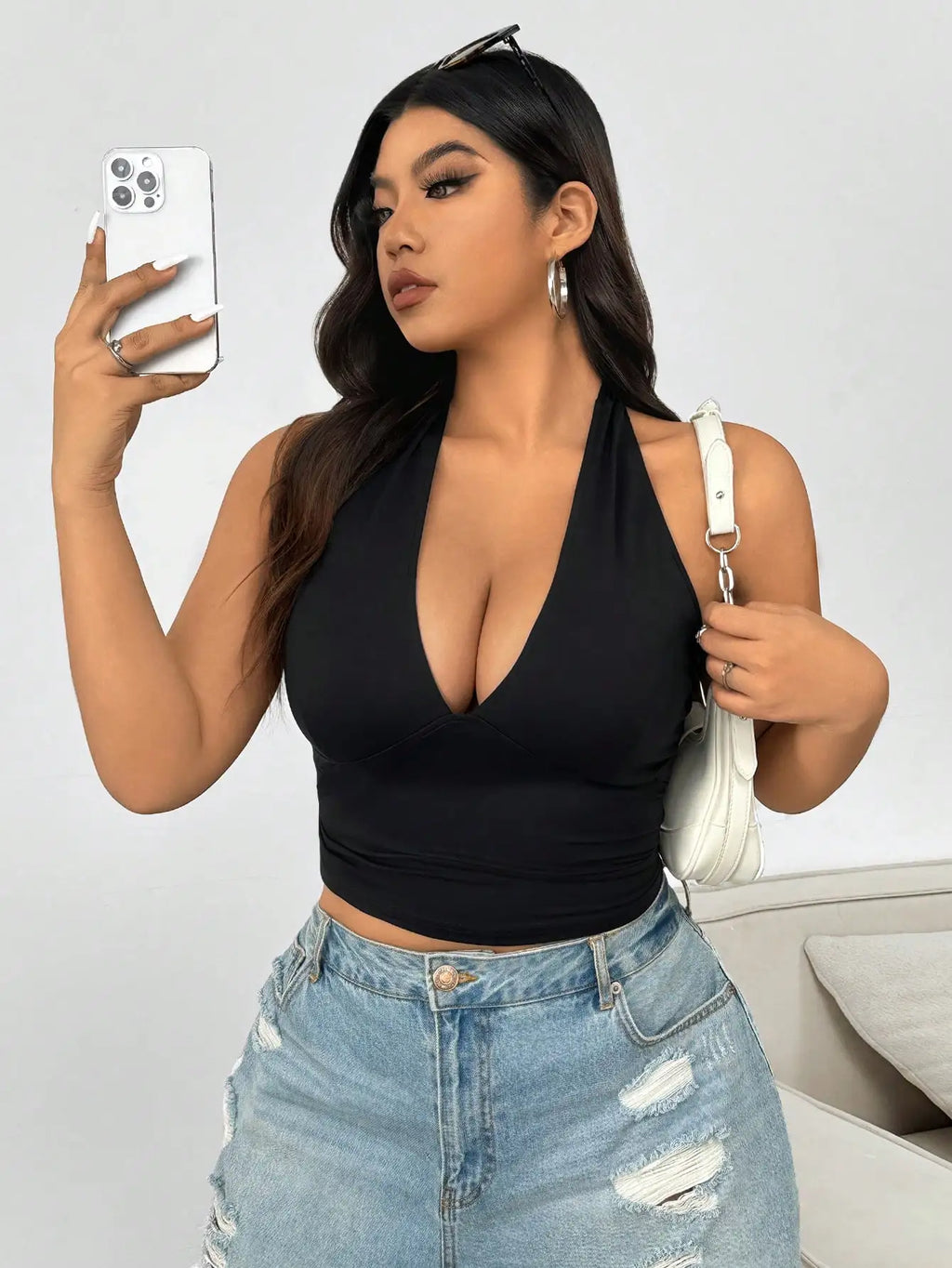 Solid color Halter